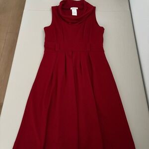 Speechless Red Cowl Neck Sleeveless‎ Midi Dress Career Office Party Holidays